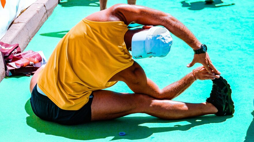 man doing exercise